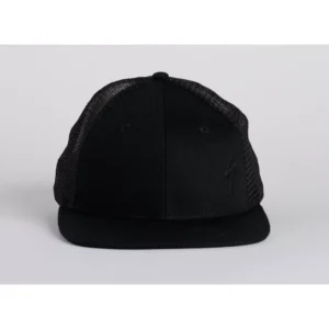 S-LOGO TRUCKER HAT BLK/BLK OSFA