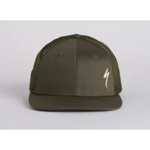 S-LOGO TRUCKER HAT OAKGRN/BRCHWHT OSFA